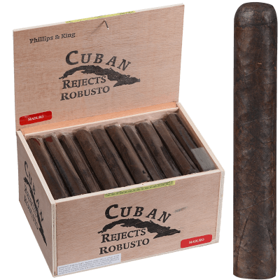 Cuban Rejects Cigars Robusto Maduro 50 Ct. Box