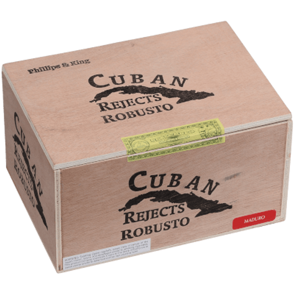 Cuban Rejects Cigars Robusto Maduro 50 Ct. Box