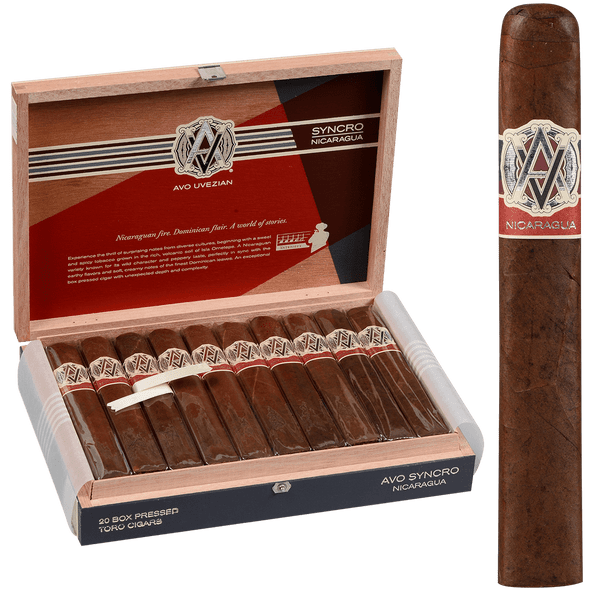 AVO Cigars Syncro Nicaragua Toro 20 Ct. Box 6.00X54