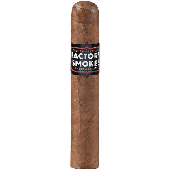 Factory Smokes Cigars Sweets Robusto 20 Ct. Bundle 5.00x54, hand-rolled cigar with a brown wrapper and a black, red, and white label.