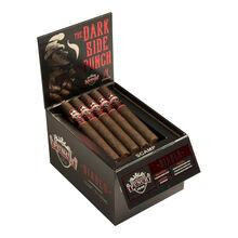Punch Diablo Scamp Cigars 25Ct. Box, image showing an open display box of cigars with the Punch Diablo branding and packaging.