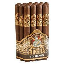 Gurkha Colorado Presidente Cigars 20Ct. Bundle, image showing a pack of 20 cigars with detailed gold and brown branding and packaging.