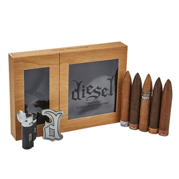 Diesel Gift Box Bottle Opener & Lighter Cigars Sampler