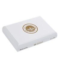 Perdomo 5 Vegas Gold Anniversary Robusto Cigars 20Ct. Box, white cigar box with gold and brown logo design on top.