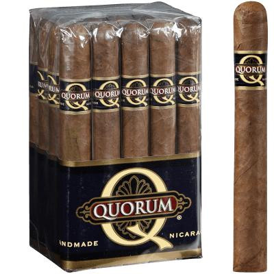 Quorum Toro Cigars 20 Ct. Bundle, a pack of premium cigars with a single cigar displayed alongside the bundle, showcasing the packaging and cigar design.