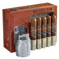 Diesel Cigars Diesel Whiskey Row Gift Set 5 Cigars & Lighter, neatly arranged in a box with a metal lighter included