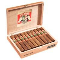 Chavon Natural Toro Cigars 20Ct. Box, open wooden box displaying 20 cigars arranged in two rows