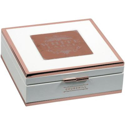 Rocky Patel White Label Cigars, packaging box with view of cigars inside.