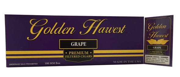 Golden Harvest Filtered Cigars Grape