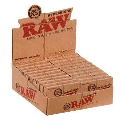 RAW Humidifier HydroStone Terracotta Humidifying Stone, multiple terracotta stones displayed in a cardboard display box.