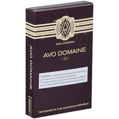 AVO Domaine #10 Robusto 4 Ct. Box 5.00X50