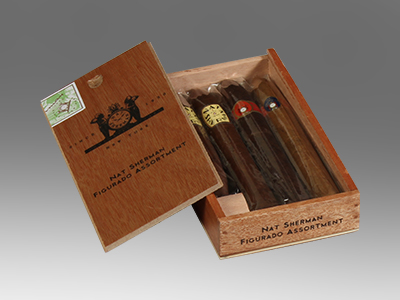 Nat Sherman Figurado Assortment 4 Ct. Cigar Sampler Box