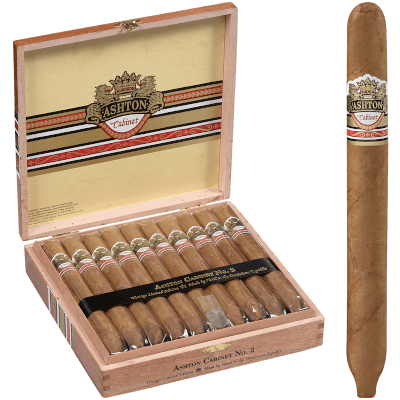 Ashton Cabinet Cigar #2 Churchill  20 Ct. Box