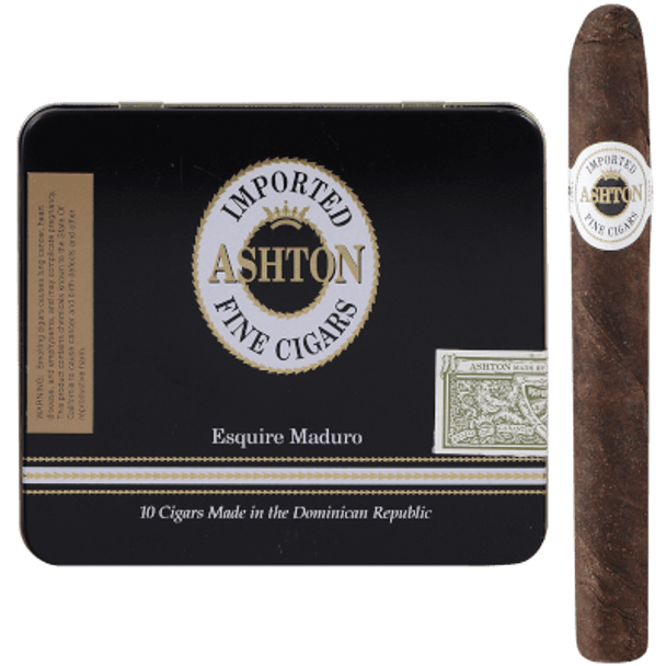 Ashton Classic Esquire Cigars Maduro 10/10 Tins