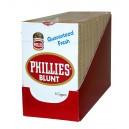 Altadis Phillies Blunt Cigars Natural Pack, box packaging of Phillies Blunt Cigars showing the red and white label.