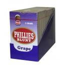 Altadis Phillies Blunt Cigars Grape Pack, image of a box of grape flavored Phillies Blunt cigars.