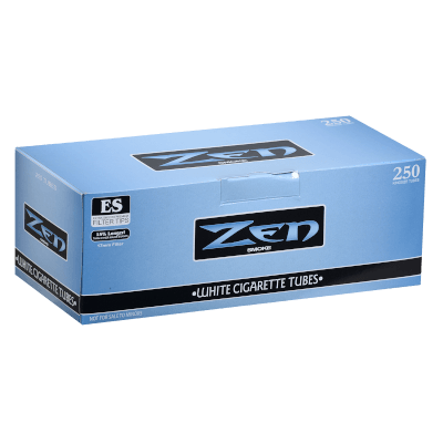 Zen Cigarette Filter Tubes King Size White 250 Ct. Box