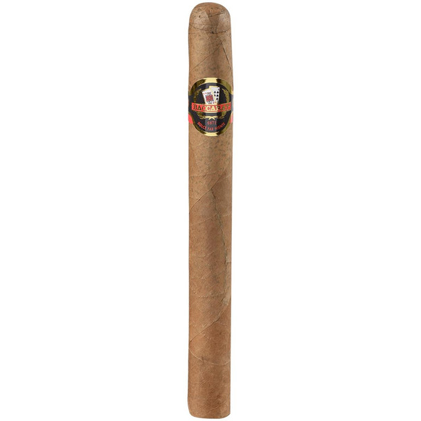 Baccarat Cigars Nicaragua Double Corona 7.50 x 50, full length cigar with a natural brown wrapper and a distinctive band featuring the Baccarat logo.