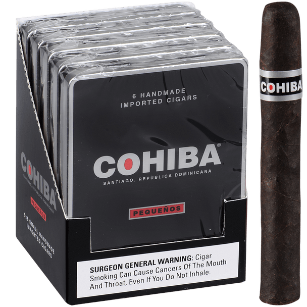 Cohiba Cigars Black Pequenos 5/6 Tins 4.13X34