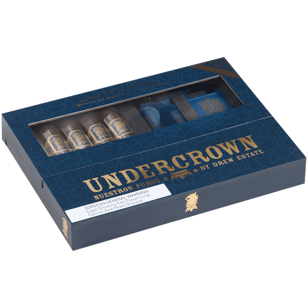 Undercrown Cigars Maduro Gran Toro Gift Set 5 Ct. Box W/cutter And Lighter
