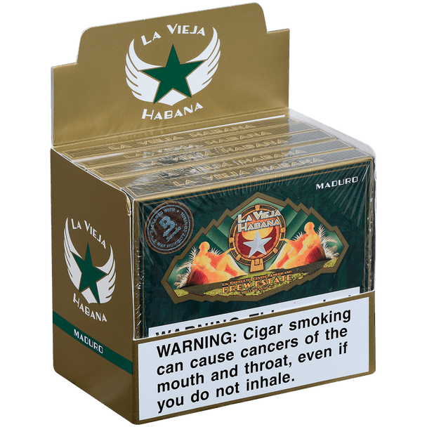 La Vieja Habana Cigars Bomberito Maduro 5/10 Tins 4.00x32