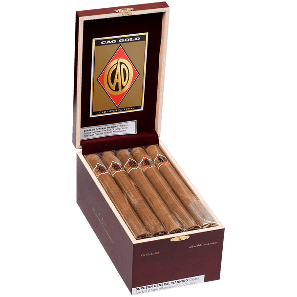 CAO Cigars Gold Label Double Corona 20 Ct. Box 7.50X54