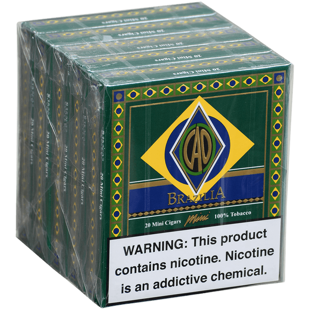 CAO Cigars Brazilia Mini 5/20 Packs 5.00X20