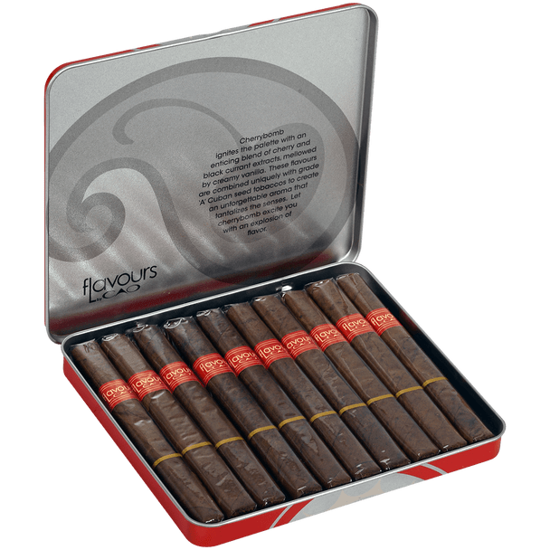 CAO Cigars Flavours Cherrybomb Cigarillos 10/10 Tins 4.00X30