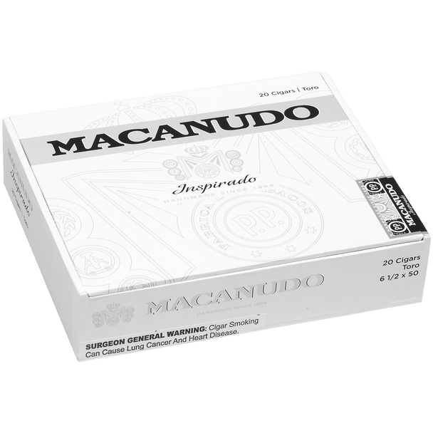 Macanudo Cigars Inspirado White Toro 20 Ct. Box 6.50X50