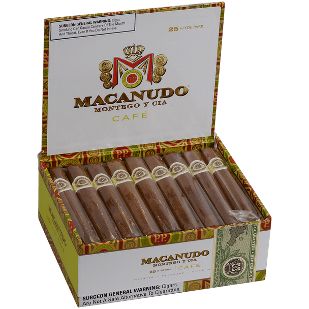 Macanudo Cigars Cafe Baron De Rothschild 25 Ct. Box 6.50X42
