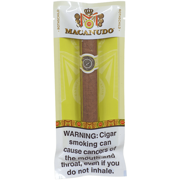 Macanudo Cigars Cafe Freshness Pack Rothschild 6 Ct. Box 5.50x50