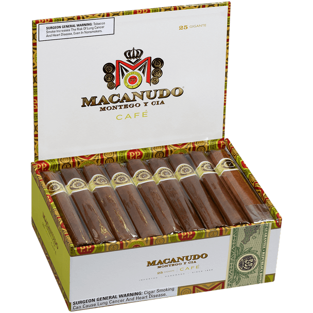 Macanudo Cigars Cafe Gigante 25 Ct. Box 6.00X60