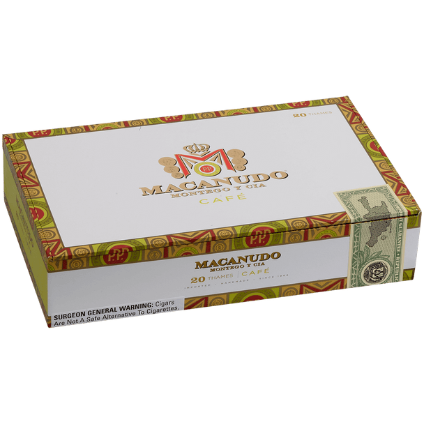 Macanudo Cigars Cafe Thames Tubos 20 Ct. Box 6.00X50