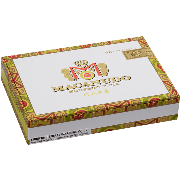 Macanudo Cigars Cafe Duke Of Devon 25 Ct. Box 5.50X42