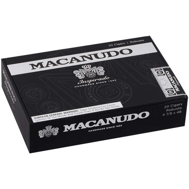 Macanudo Cigars Inspirado Black Robusto 20 Ct. Box 4.87X48