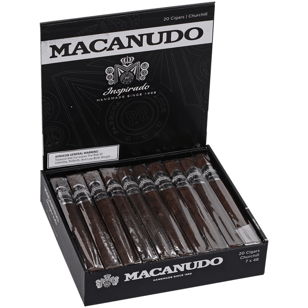 Macanudo Cigars Inspirado Black Churchill 20 Ct. Box 7.00X48