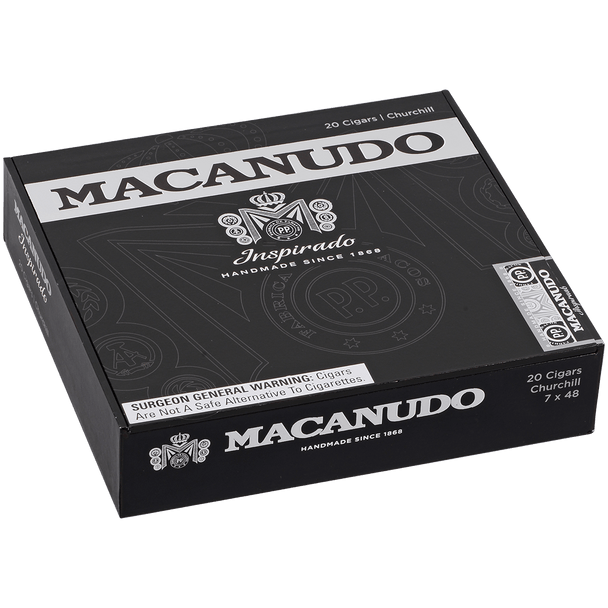 Macanudo Cigars Inspirado Black Churchill 20 Ct. Box 7.00X48