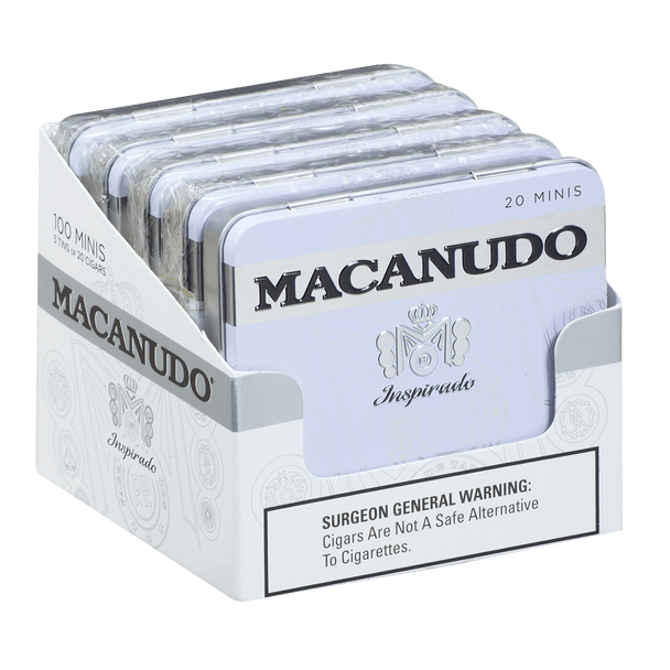 Macanudo Cigars Inspirado White Minis 5/20 Ct. Tins 3.00x20