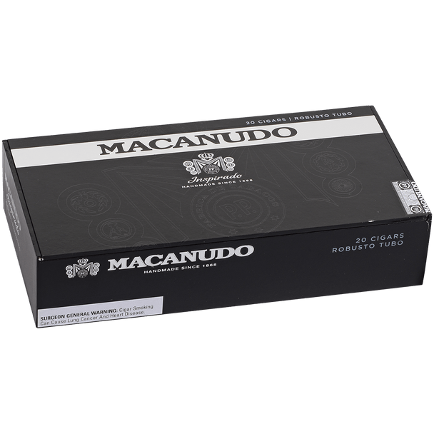 Macanudo Cigars Inspirado Black Tubo 20 Ct. Box 4.87x48