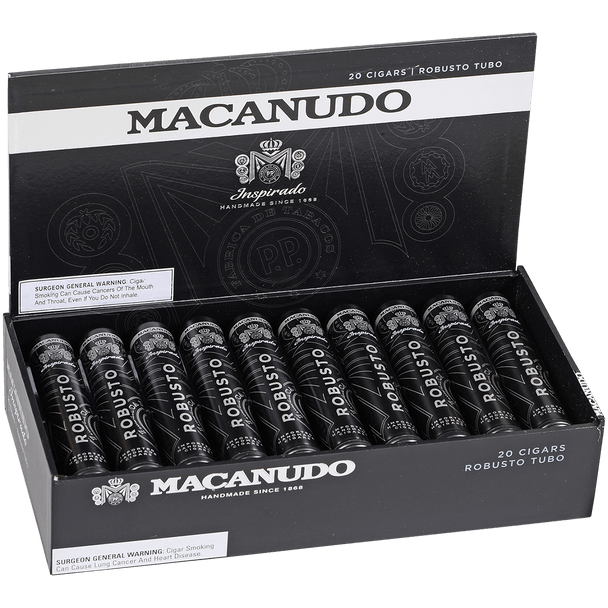 Macanudo Cigars Inspirado Black Tubo 20 Ct. Box 4.87x48
