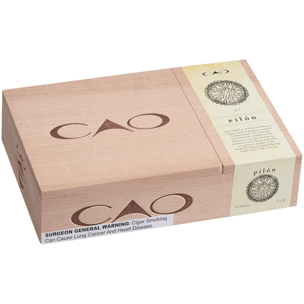CAO Cigars Pilon Robusto Extra 20 Ct. Box 5.00X52