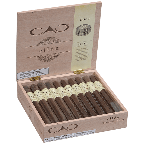 CAO Cigars Pilon Churchill 20 Ct. Box 7.00X48