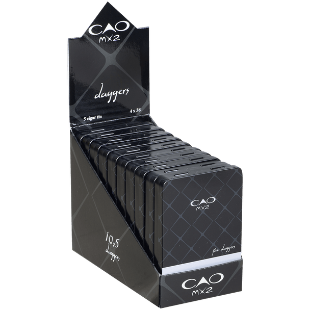 CAO Cigars Mx2 Dagger 10/5 Tins 4.00X38