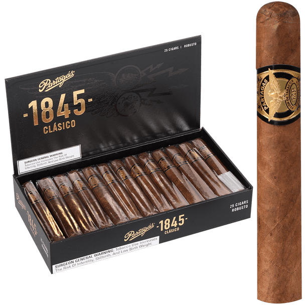 Partagas Cigars 1845 Clasico Robusto 25 Ct. Box 5.00X50