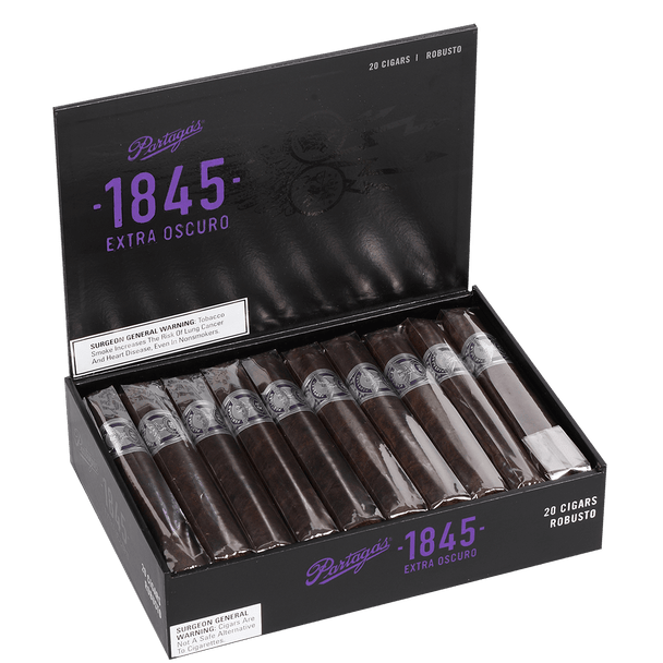 Partagas Cigars 1845 Extra Oscuro Robusto 20 Ct. Box 5.25X50