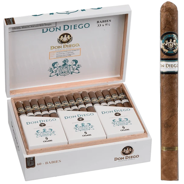Don Diego Cigars Babies EMS 60 Ct. Box 5.07X33