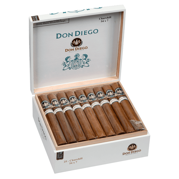 Don Diego Cigars Churchill 25 Ct. Box 7.00x54