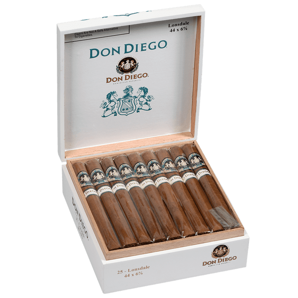 Don Diego Cigars Lonsdale EMS 25 Ct. Box 6.63X44