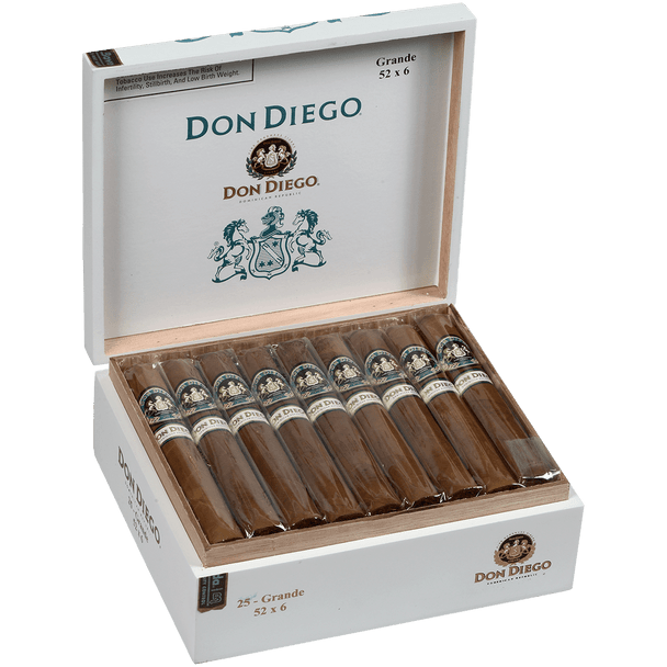 Don Diego Cigars Grande 25 Ct. Box 6.00x52