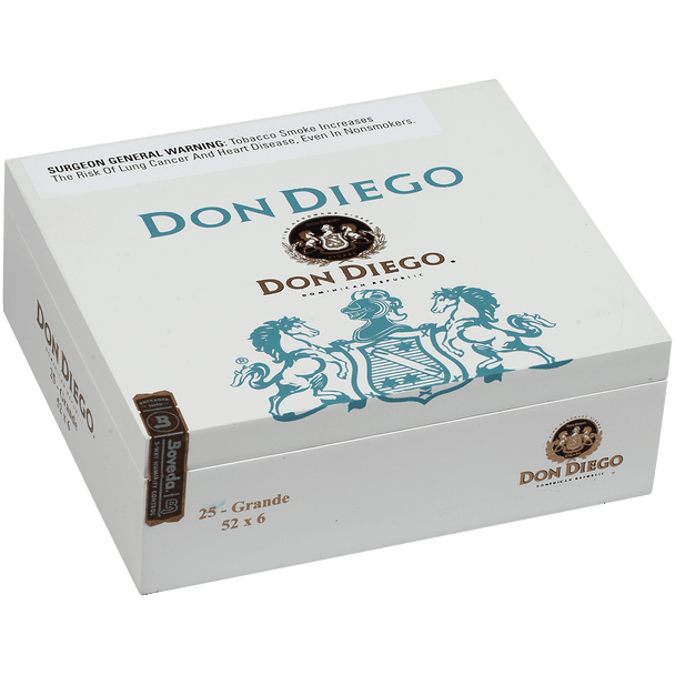Don Diego Cigars Grande 25 Ct. Box 6.00x52